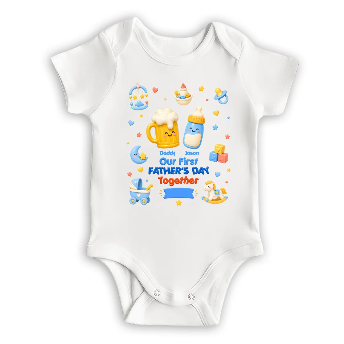 Baby First Time - Personalized Custom Baby Onesie