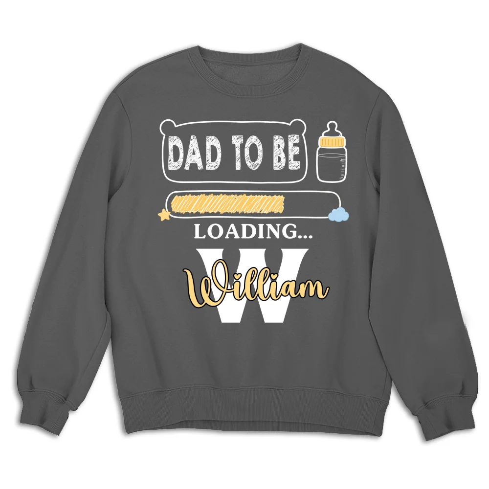 Baby Loading Dad - Personalized Custom Shirt - Image 15
