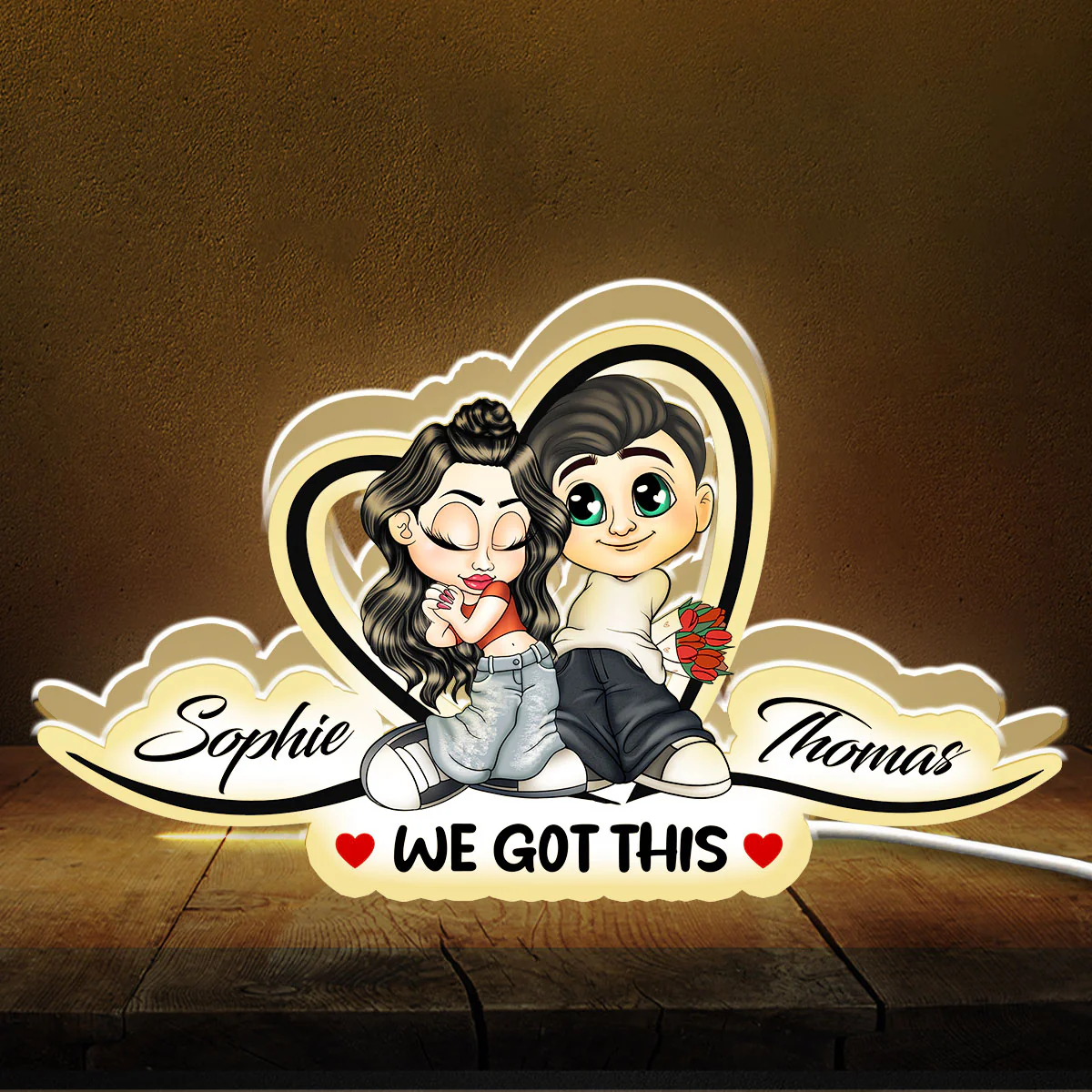 Back To The Twenties - Personalized Custom Light Box - Image 3