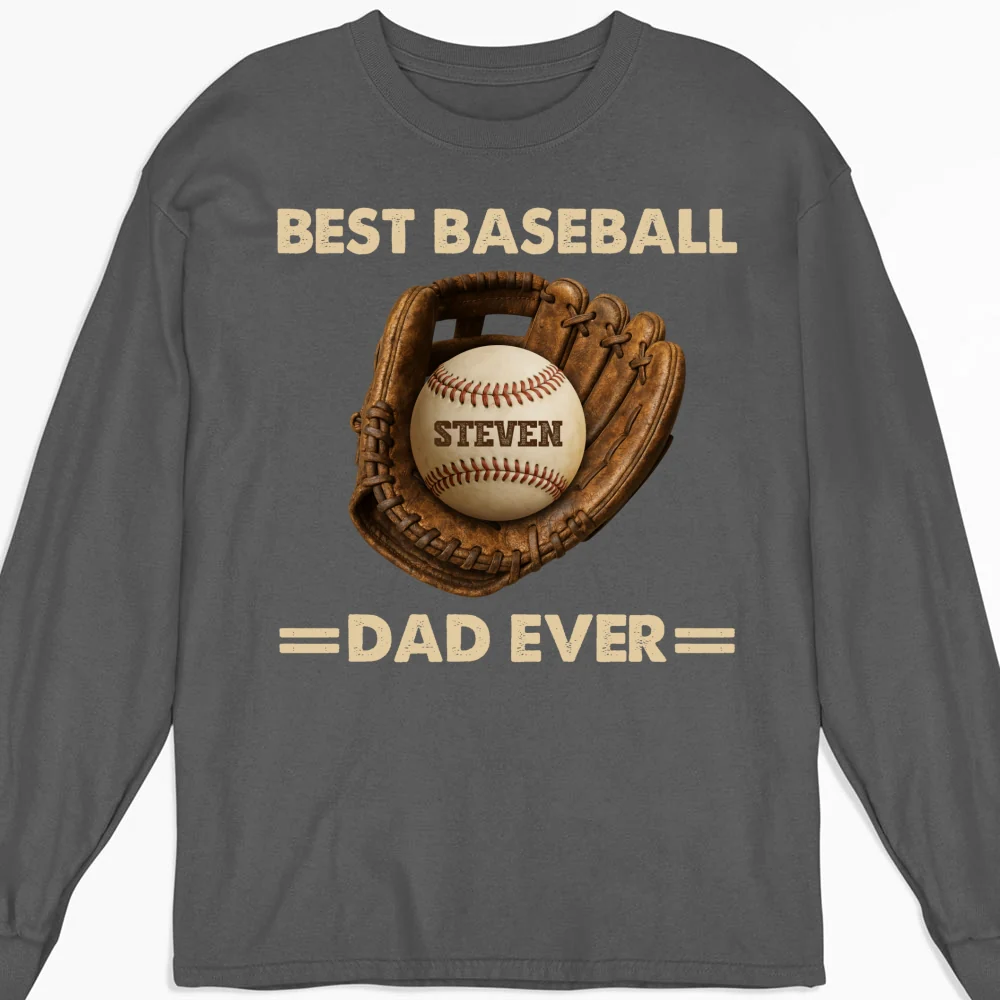 Baseball Dad - Personalized Custom Shirt - Image 11