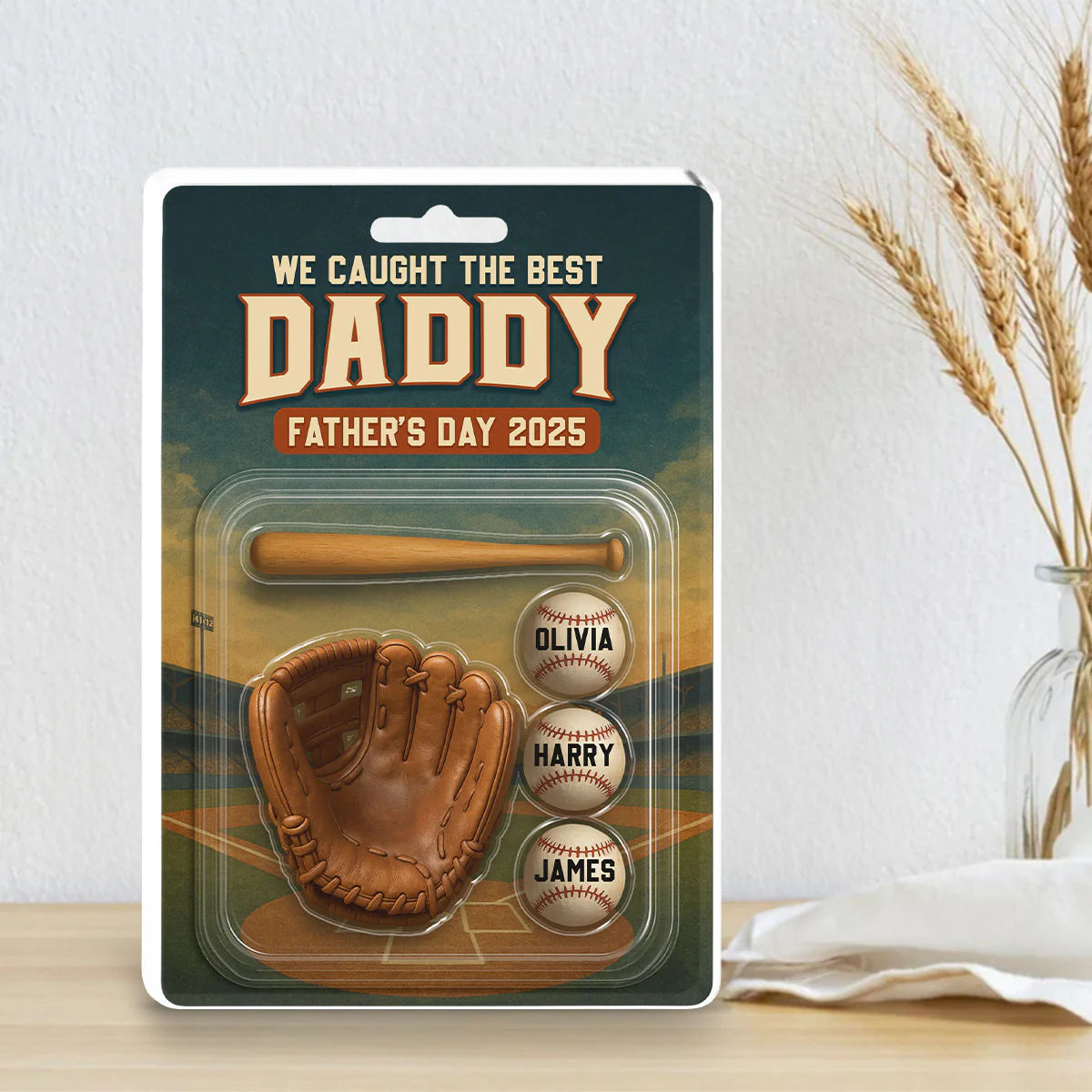 Baseball Daddy - Personalized Custom Acrylic Plaque - Image 4