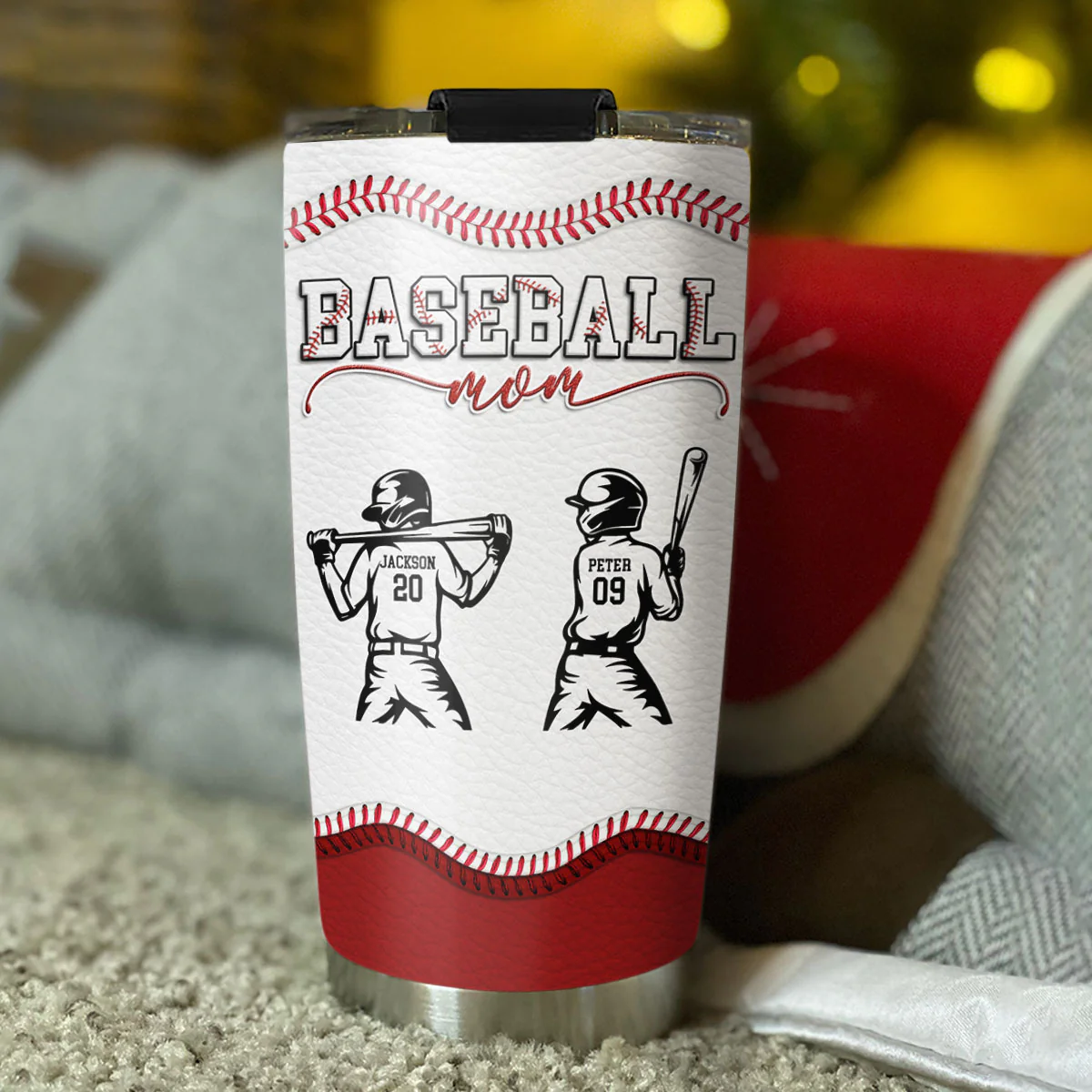 Baseball Mom - Personalized Custom Tumbler - Image 4
