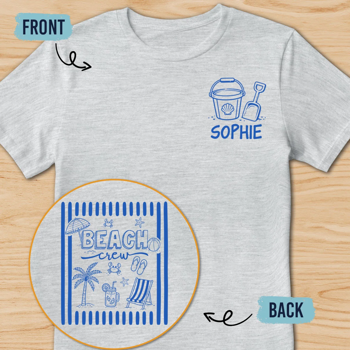 Beach Vacation - Personalized Custom Shirt - Image 10