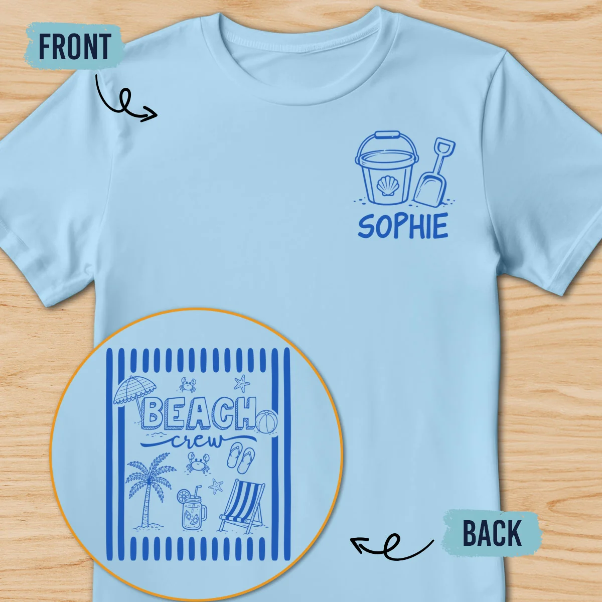 Beach Vacation - Personalized Custom Shirt - Image 11