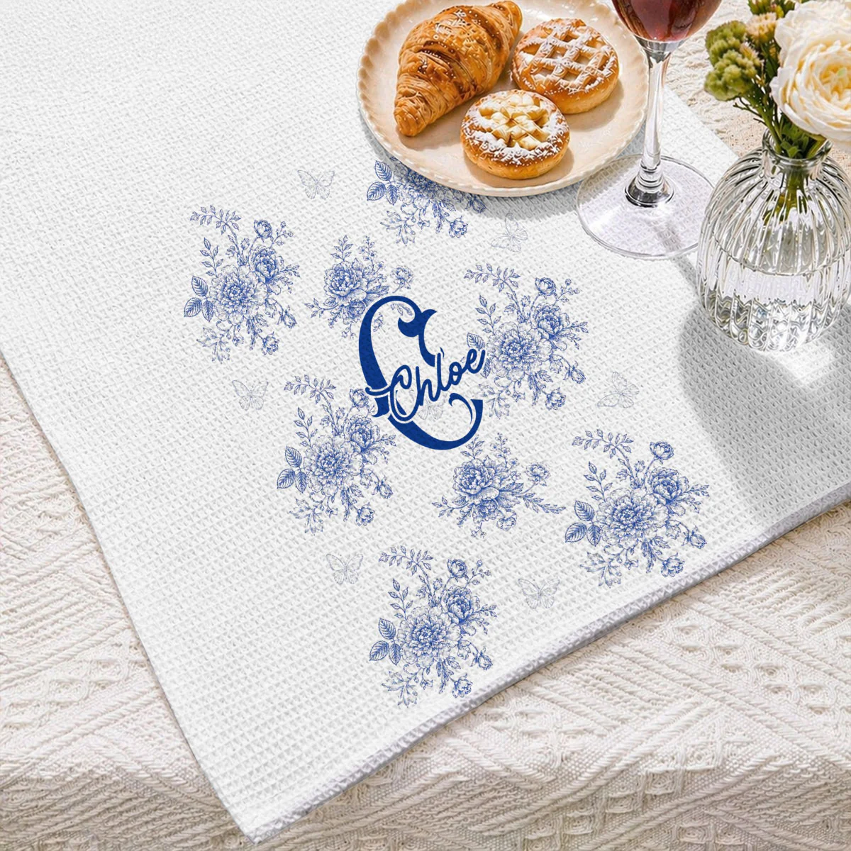 Beautiful Alphabet - Personalized Custom Kitchen Towel - Image 3
