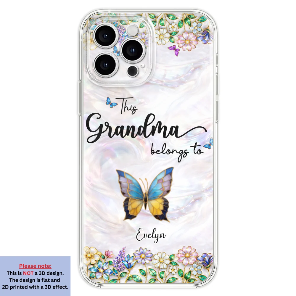 Beautiful Floral Grandma - Personalized Custom 3D Inflated Effect Phone Case - Image 21