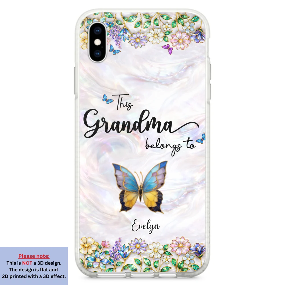 Beautiful Floral Grandma - Personalized Custom 3D Inflated Effect Phone Case - Image 23