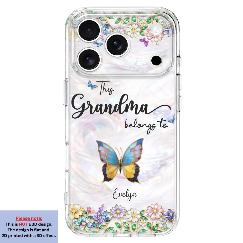 Beautiful Floral Grandma - Personalized Custom 3D Inflated Effect Phone Case - Image 30
