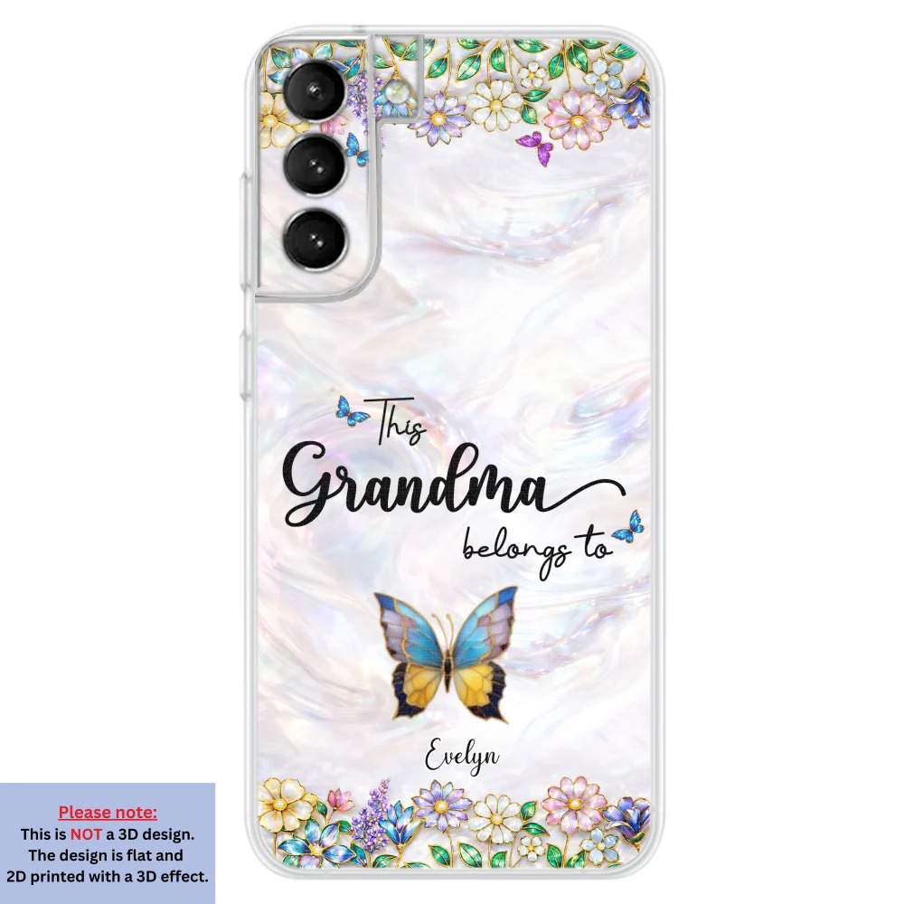 Beautiful Floral Grandma - Personalized Custom 3D Inflated Effect Phone Case - Image 31