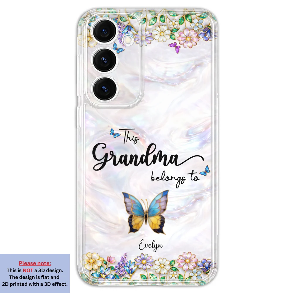 Beautiful Floral Grandma - Personalized Custom 3D Inflated Effect Phone Case - Image 36
