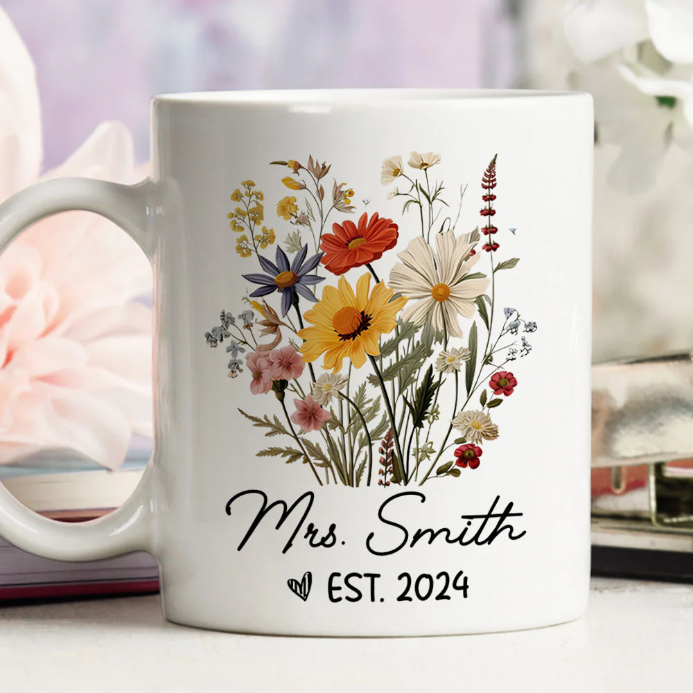 Became Mr. and Mrs - Personalized Custom Coffee Mug - Image 2