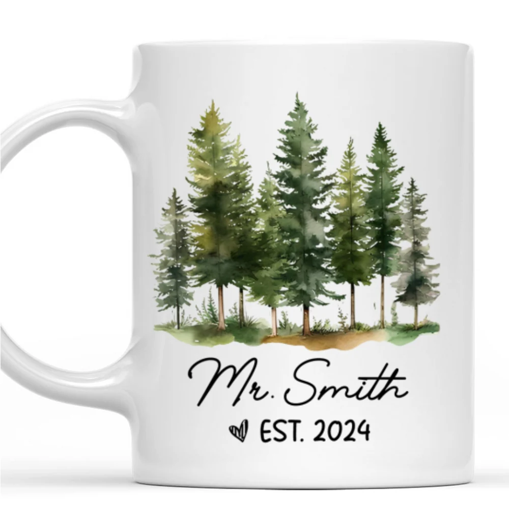 Became Mr. and Mrs - Personalized Custom Coffee Mug - Image 7