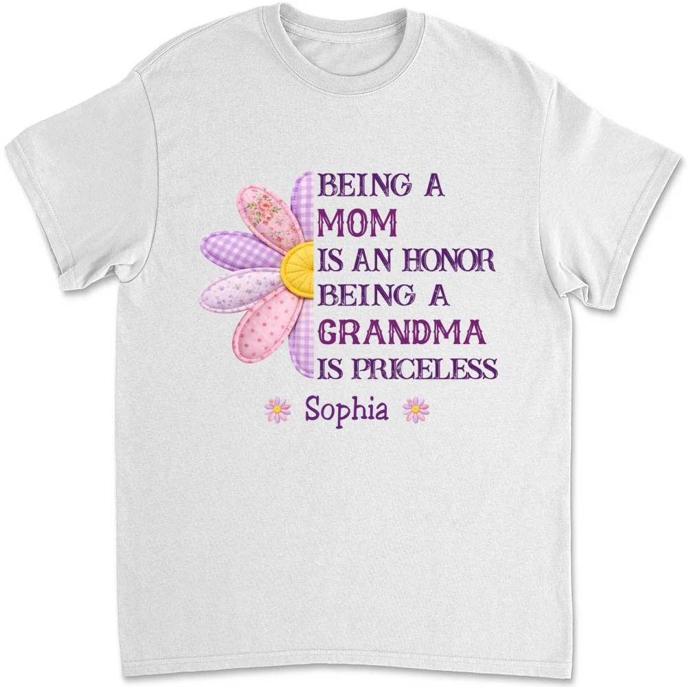 Being A Grandma - Personalized Custom Shirt - Image 14