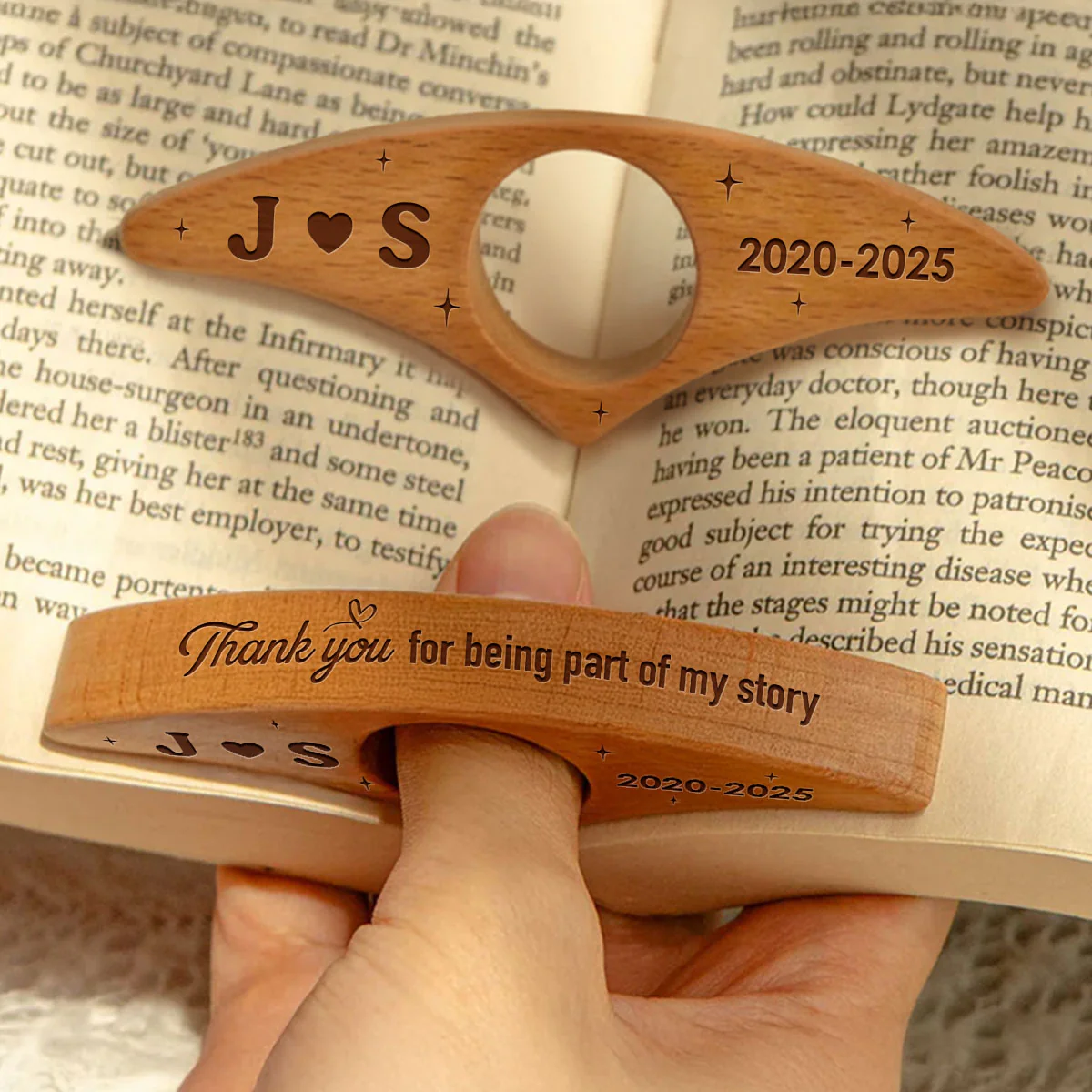 Being Part Of My Story - Personalized Custom Book Page Holder