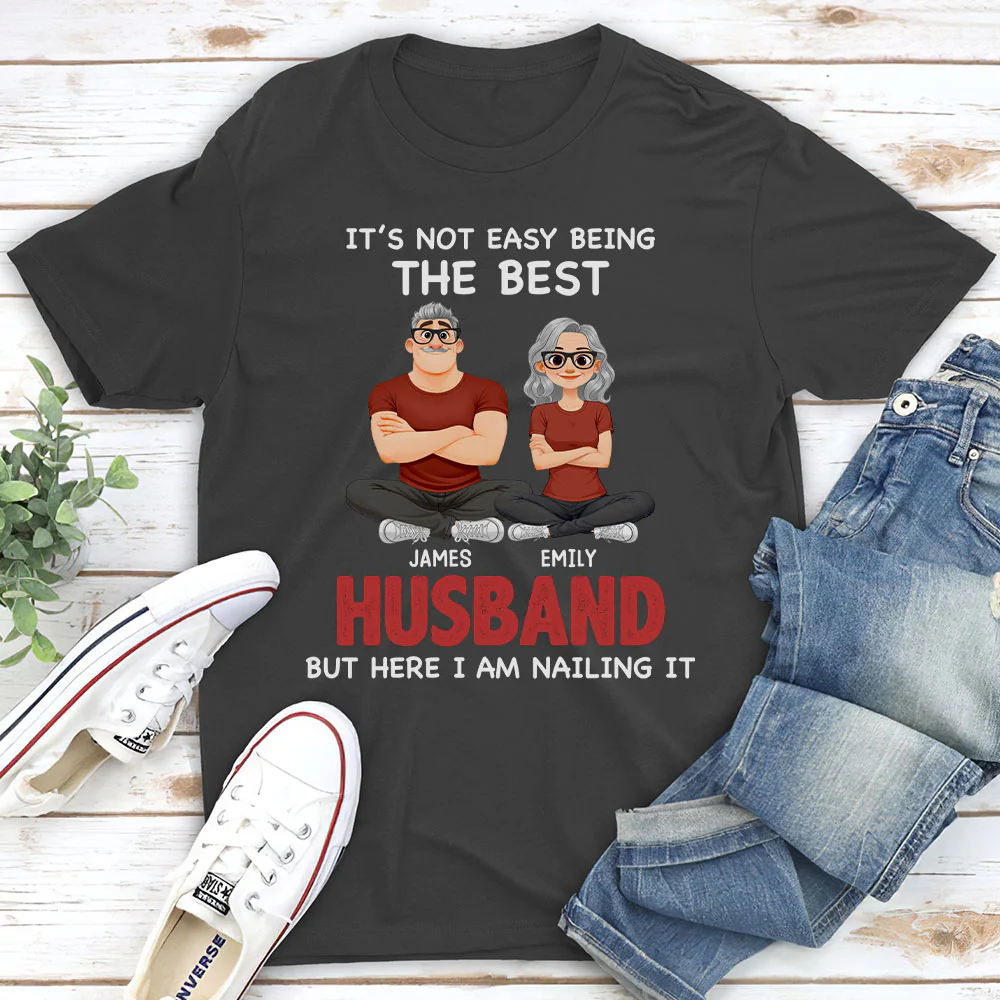 Being The Best Husband - Personalized Custom Shirt - Image 3