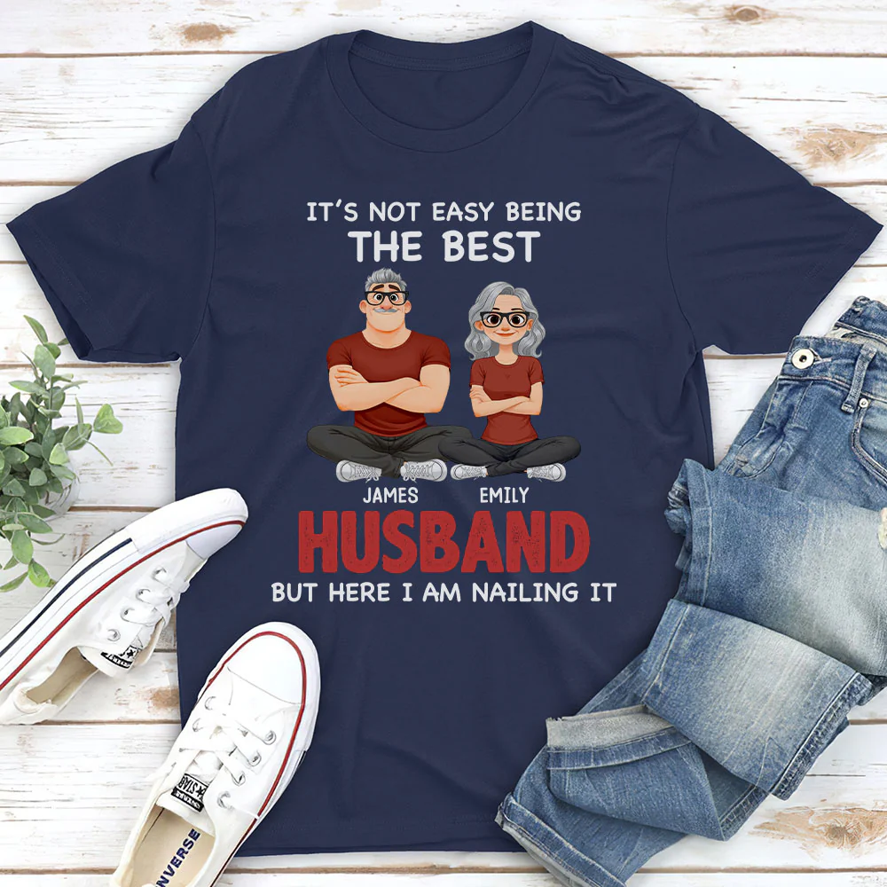Being The Best Husband - Personalized Custom Shirt - Image 4