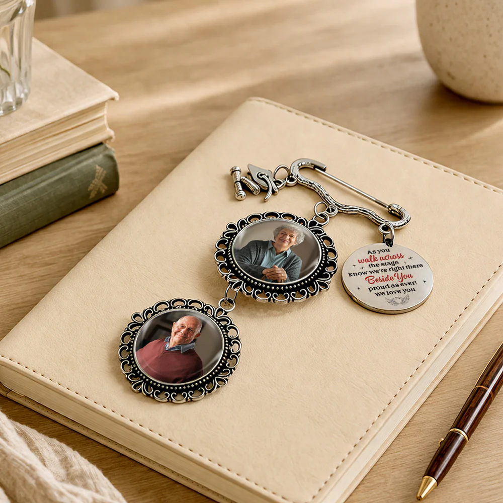 Beside You - Personalized Custom Graduation Tassel Pin - Image 3