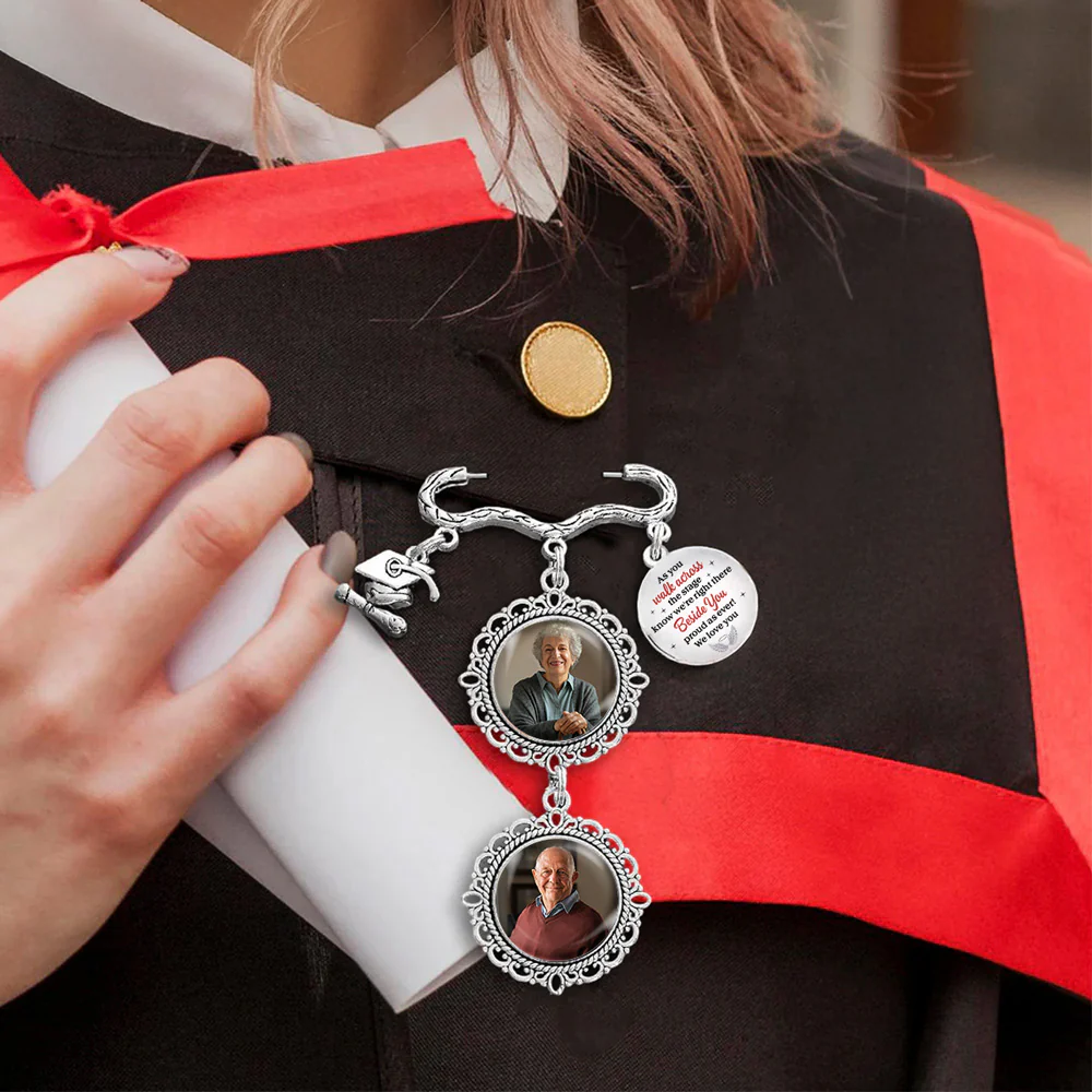Beside You - Personalized Custom Graduation Tassel Pin - Image 4