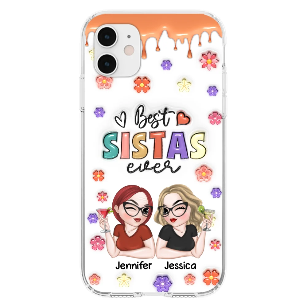 Best Bestie Ever - Personalized Custom 3D Inflated Effect Phone Case - Image 11