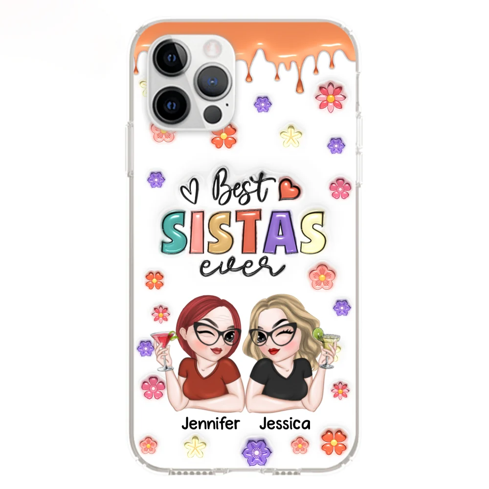 Best Bestie Ever - Personalized Custom 3D Inflated Effect Phone Case - Image 12