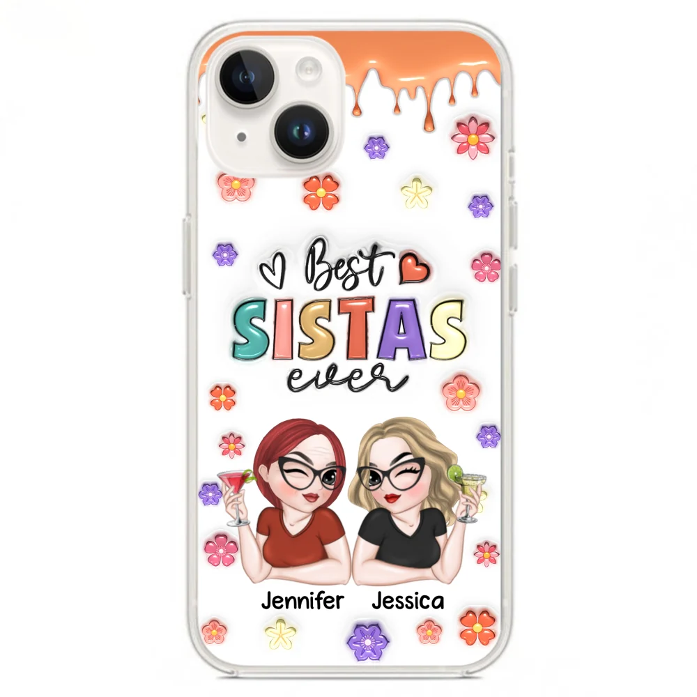 Best Bestie Ever - Personalized Custom 3D Inflated Effect Phone Case - Image 17