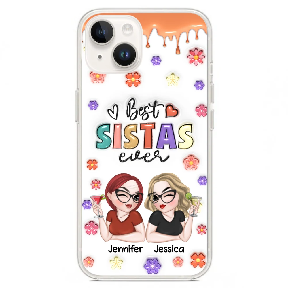 Best Bestie Ever - Personalized Custom 3D Inflated Effect Phone Case - Image 18