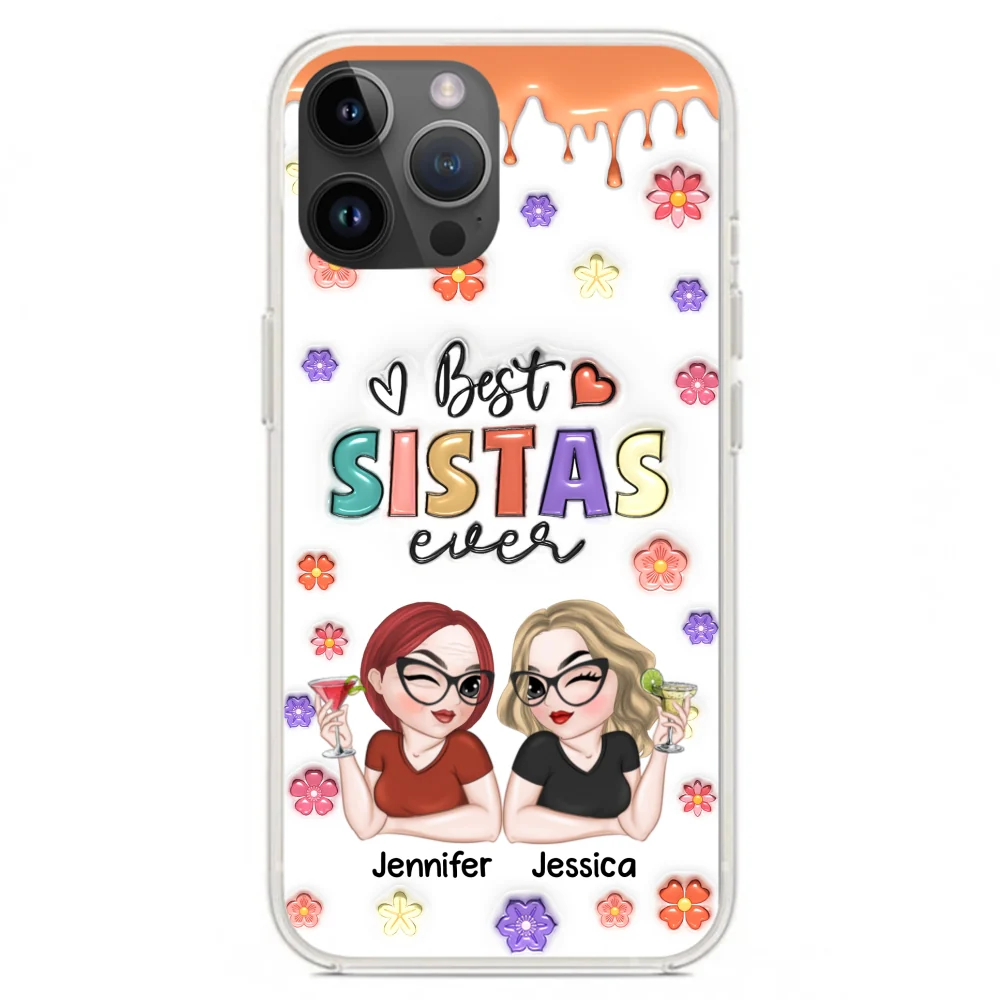 Best Bestie Ever - Personalized Custom 3D Inflated Effect Phone Case - Image 19