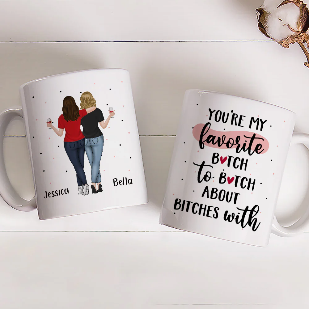 Best Besties - Personalized Custom Coffee Mug - Image 2