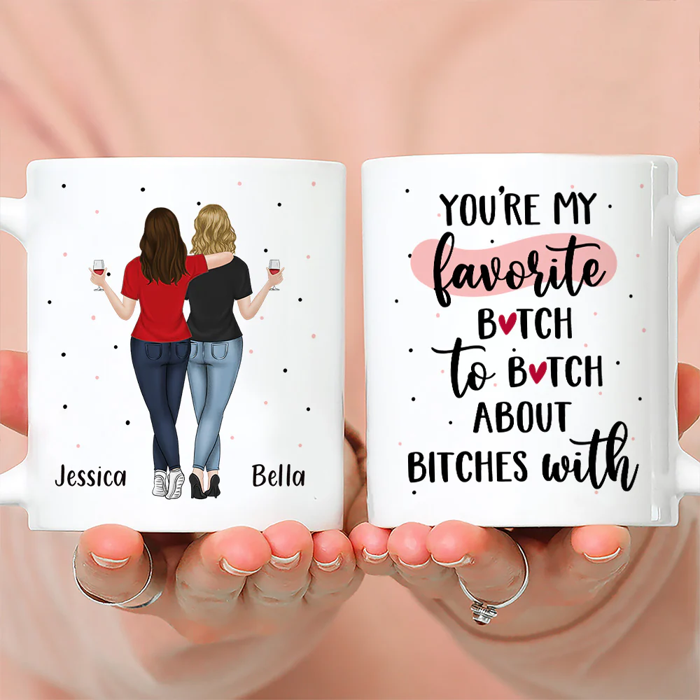 Best Besties - Personalized Custom Coffee Mug - Image 4