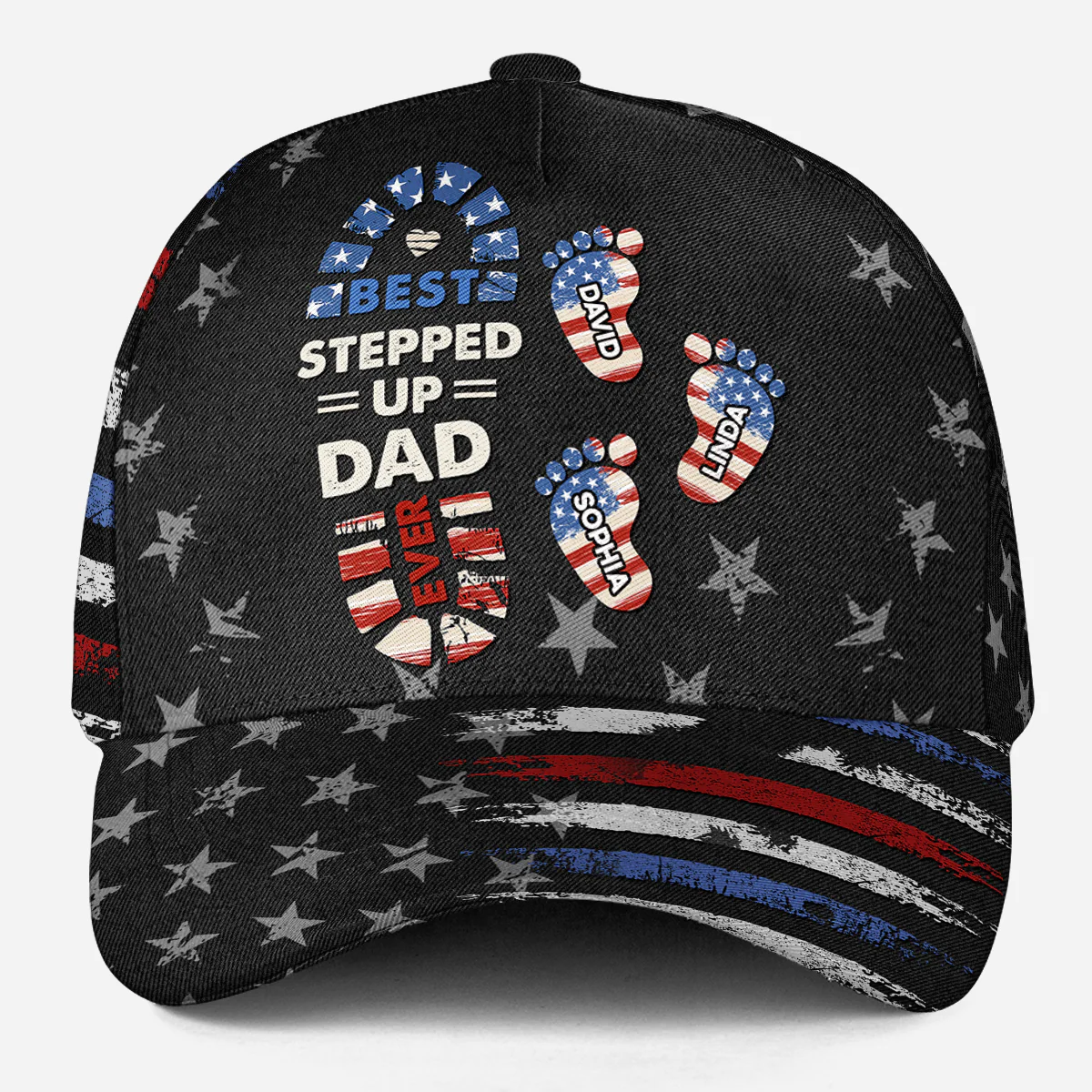 Best Bonus Dad Ever - Personalized Custom Classic Cap