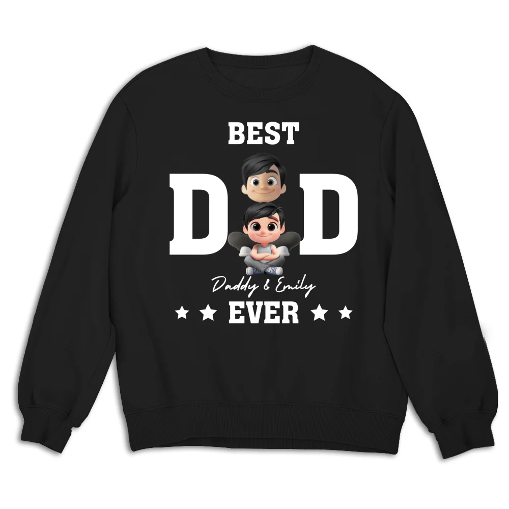 Best Dad And Awesome Kid - Personalized Custom Shirt - Image 15