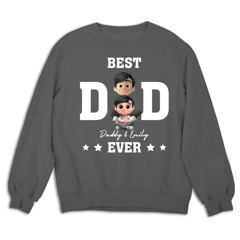 Best Dad And Awesome Kid - Personalized Custom Shirt - Image 16