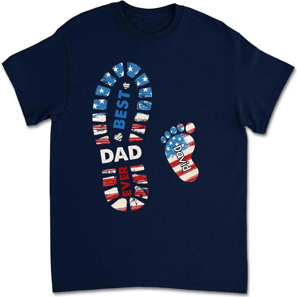 Best Dad Ever 2 - Personalized Custom Shirt - Image 11