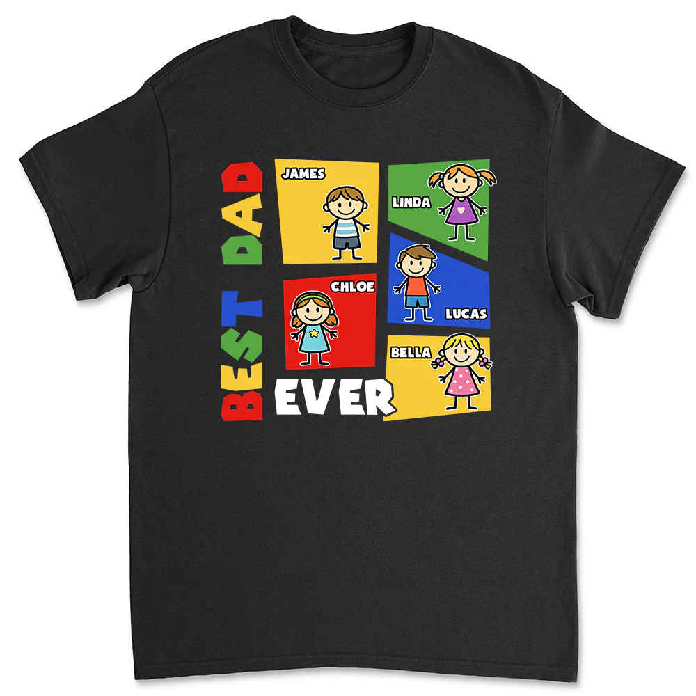 Best Dad Ever Arcade Theme - Personalized Custom Shirt