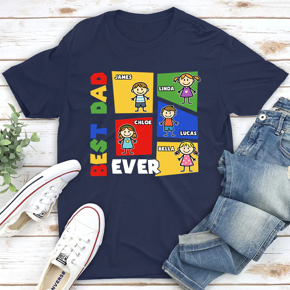 Best Dad Ever Arcade Theme - Personalized Custom Shirt - Image 2