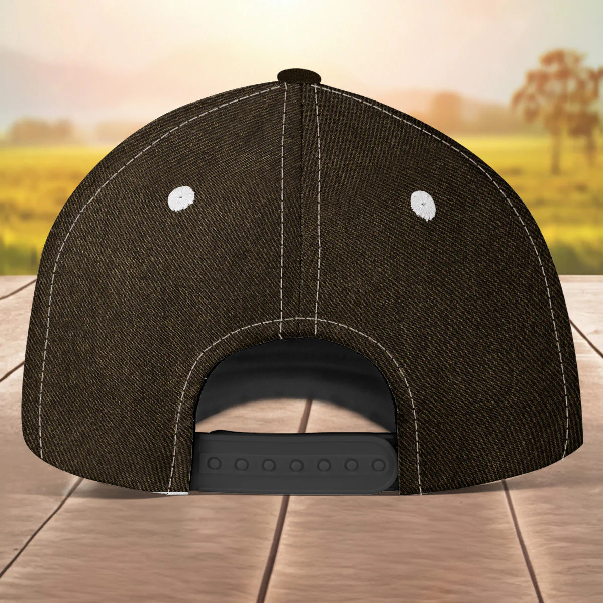 Best Dad Ever Custom Face - Personalized Classic Cap - Image 3