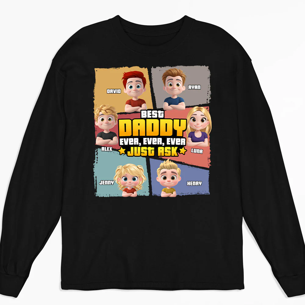 Best Dad Ever Just Ask - Personalized Custom Shirt - Image 5