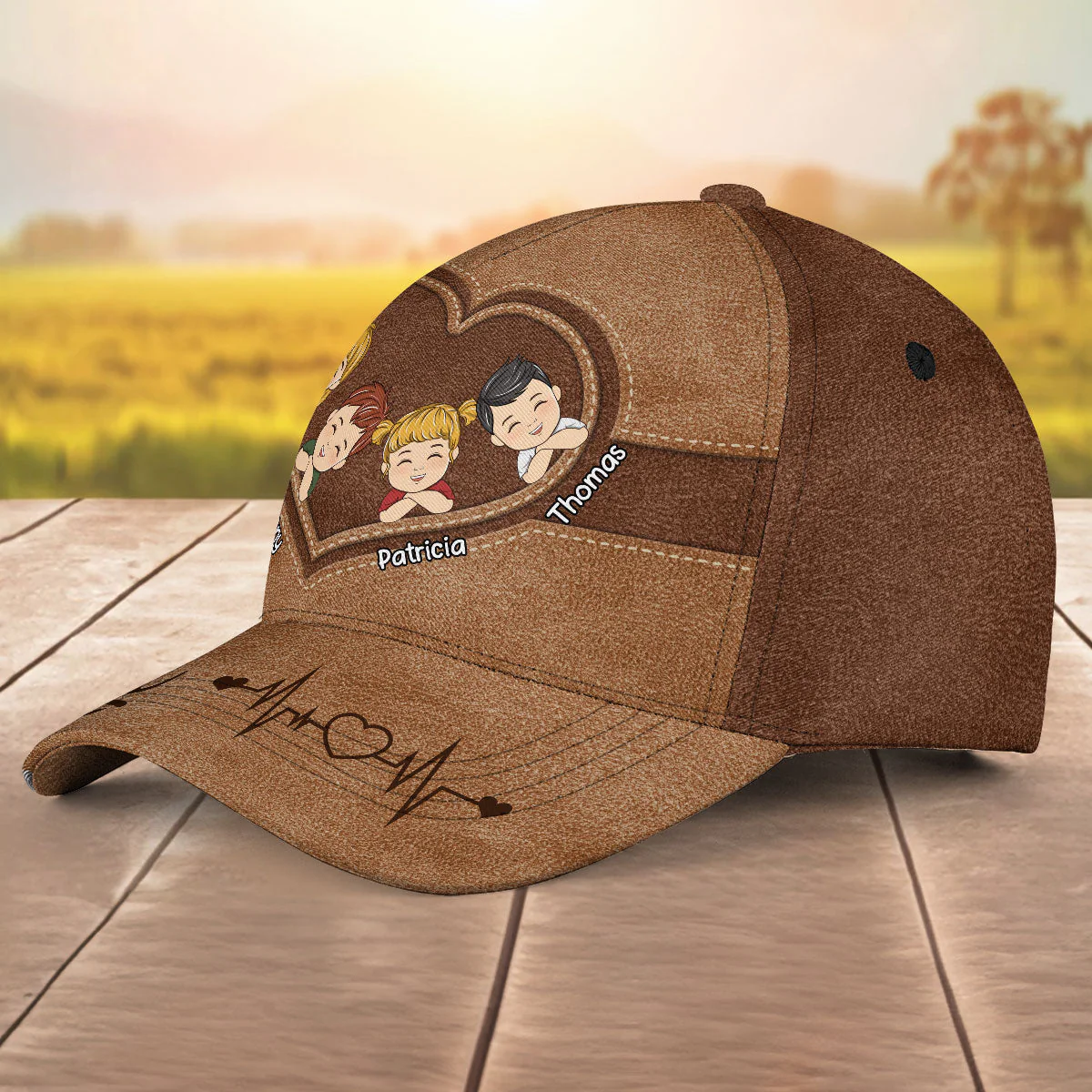 Best Dad Ever - Personalized Classic Cap - Image 4