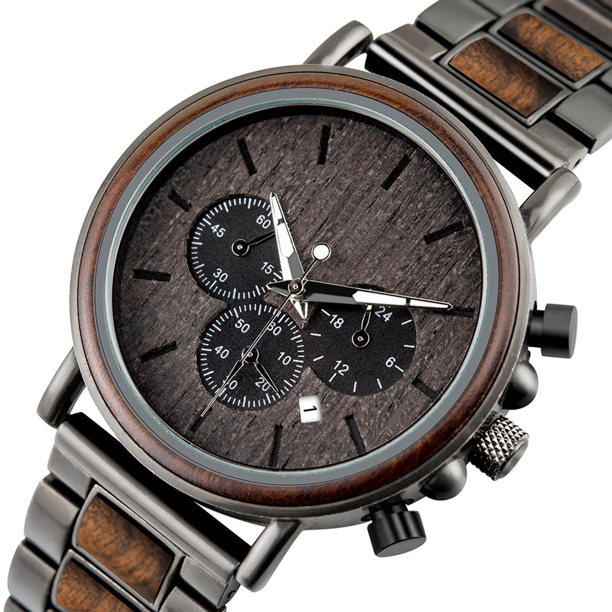Best Dad Ever - Personalized Engraved Wooden Watches GQ026 - Image 3