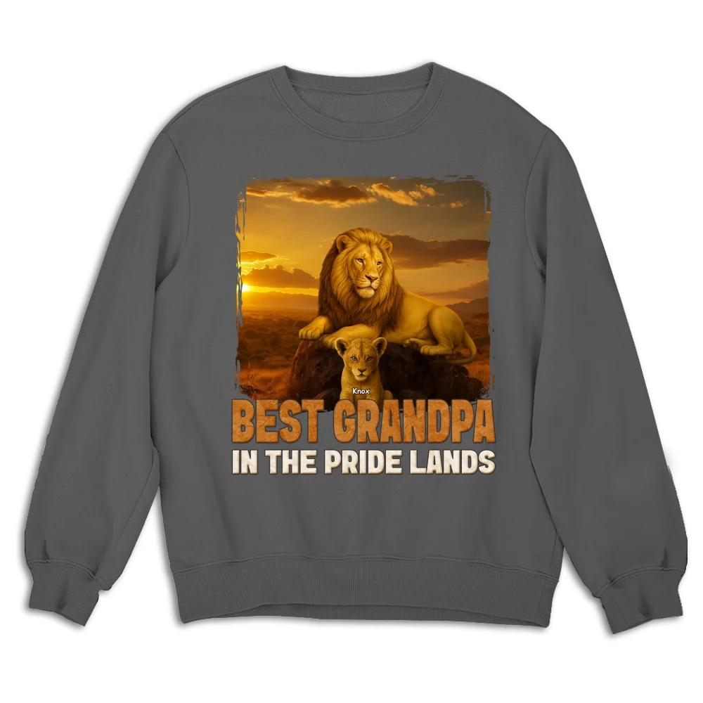 Best Dad In The Pride Lands - Personalized Custom Shirt - Image 14
