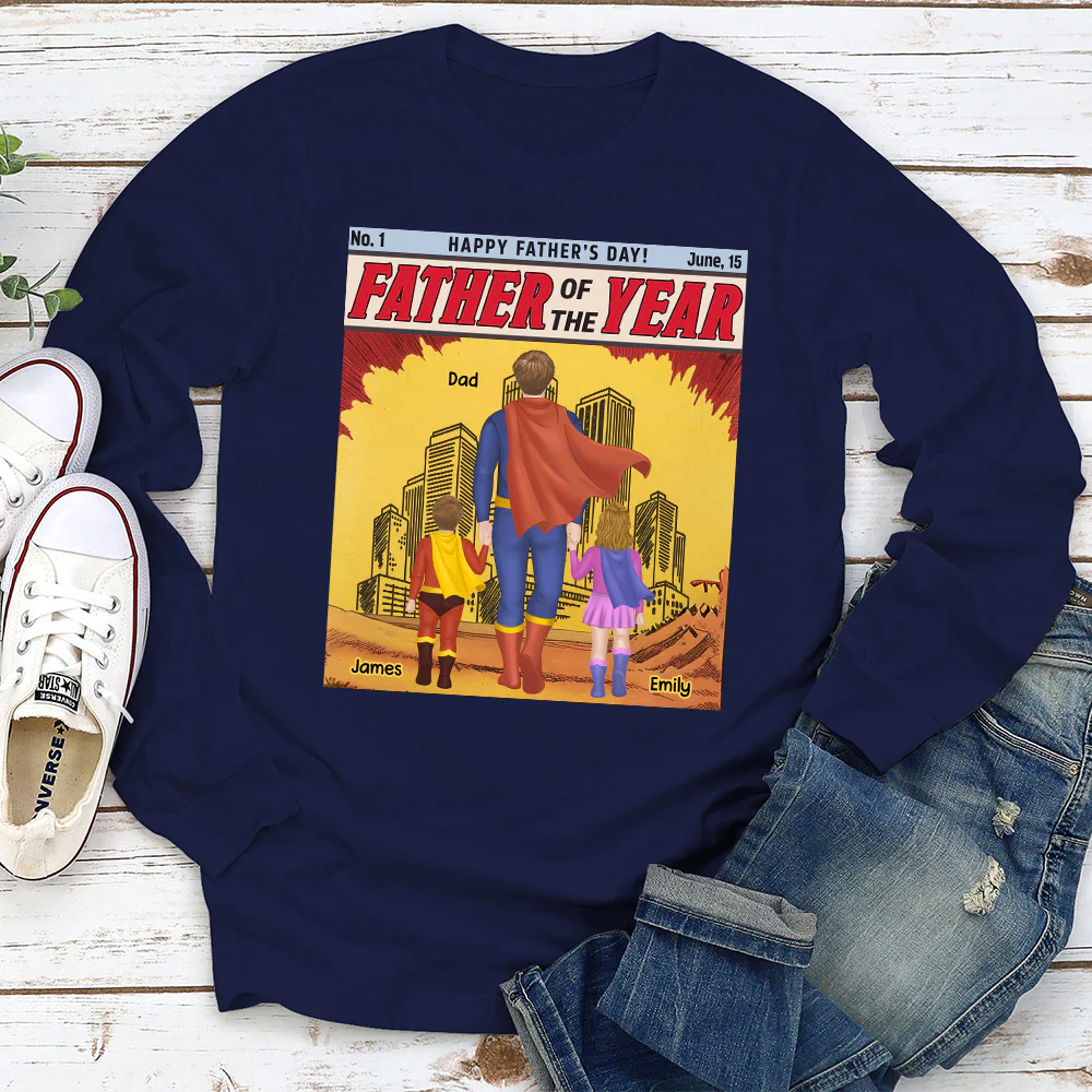 Best Dad In The Universe- Personalized Custom Shirt - Image 9