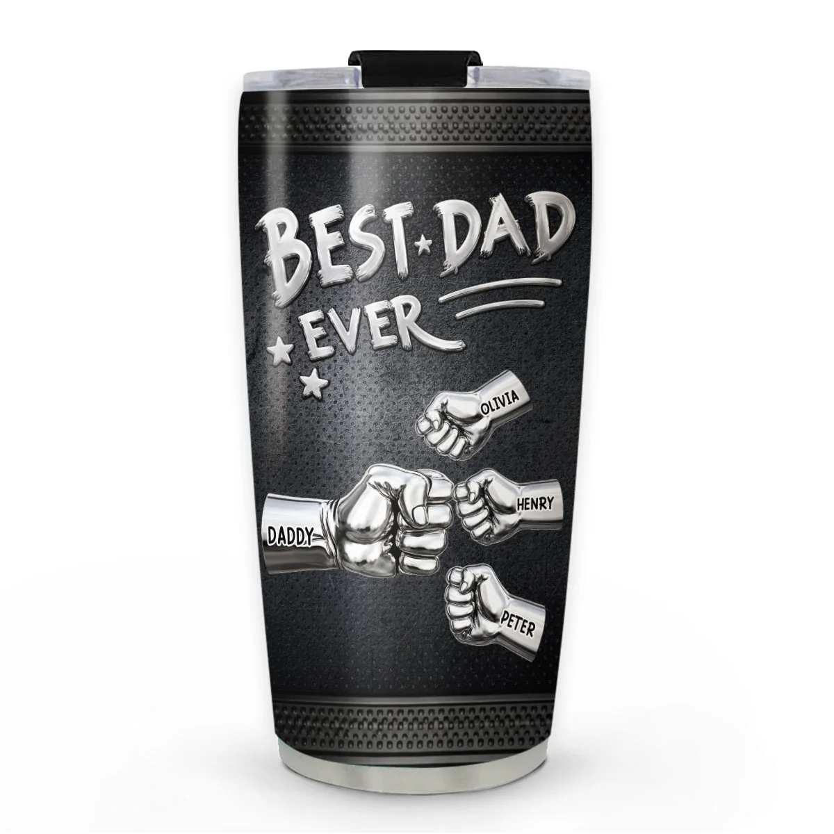 Best Dad New Style - Personalized Custom 3D Inflated Effect Tumbler