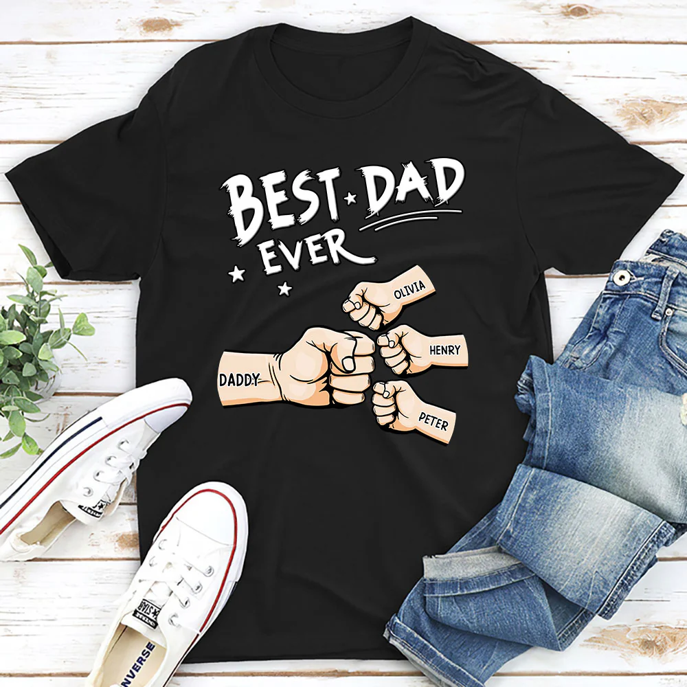 Best Dad - Personalized Custom Shirt - Image 3