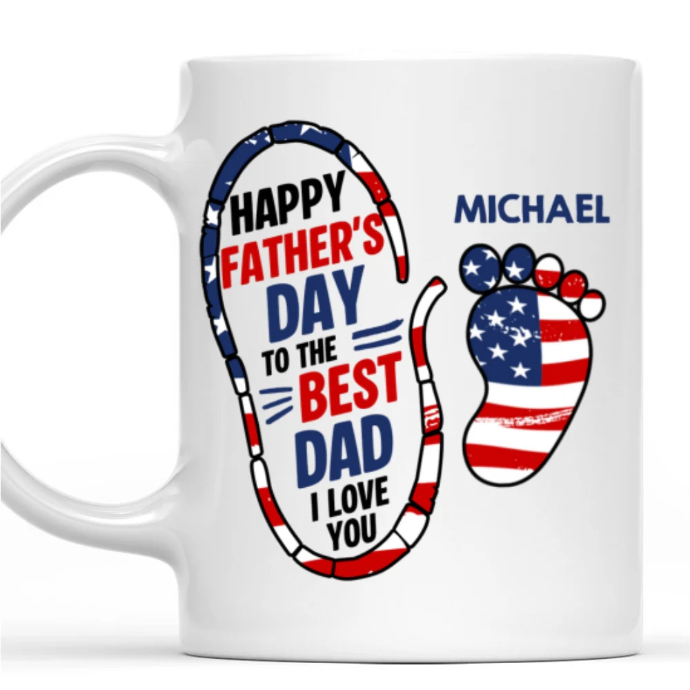 Best Dad We Love You - Personalized Custom Coffee Mug - Image 9