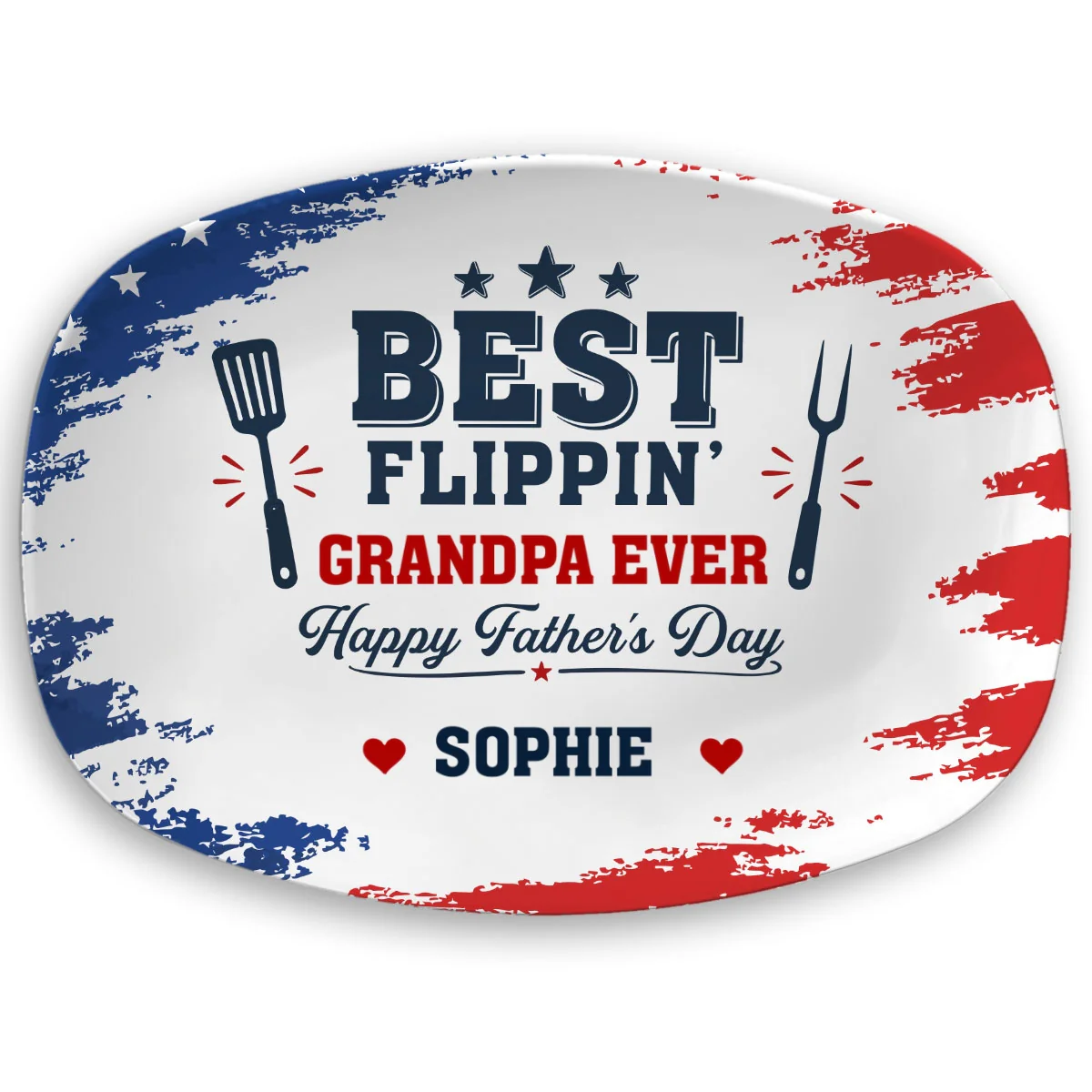 Best Flipping Dad - Personalized Custom Platter - Image 6