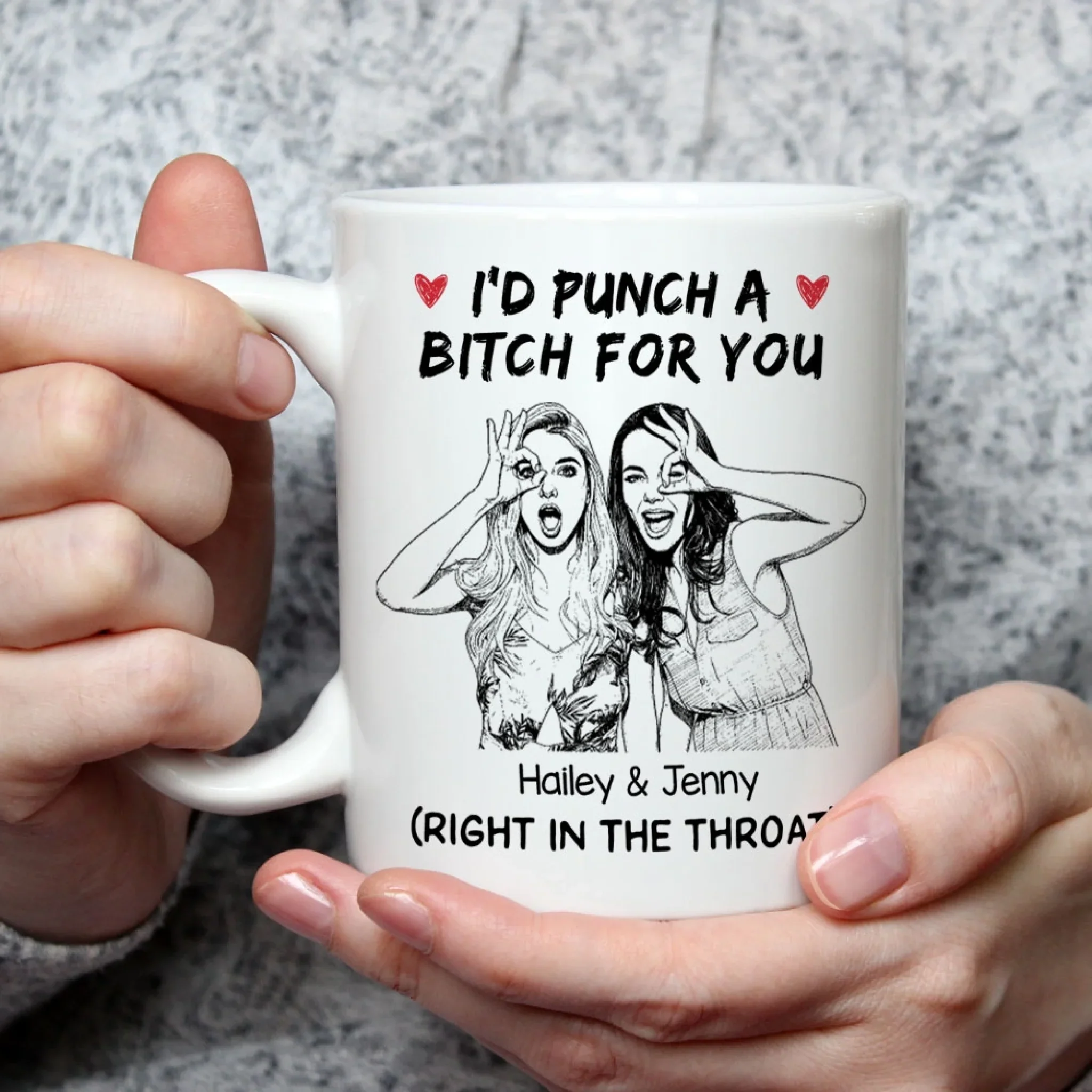 Best Friend - Personalized Custom Coffee Mug - Image 3