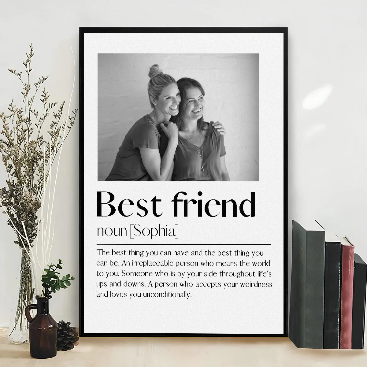 Best Friend - Personalized Custom Poster - Image 3