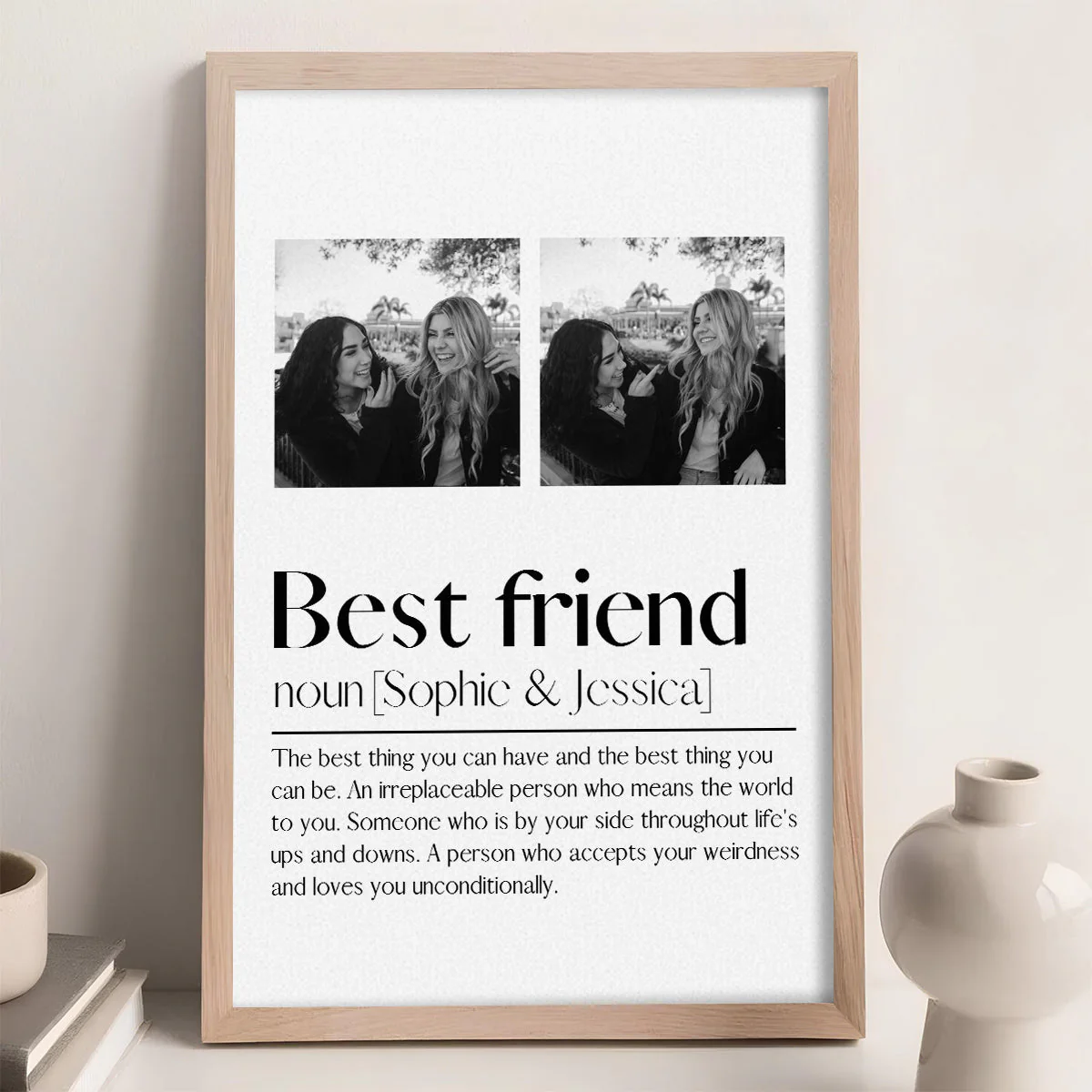 Best Friend - Personalized Custom Poster - Image 4