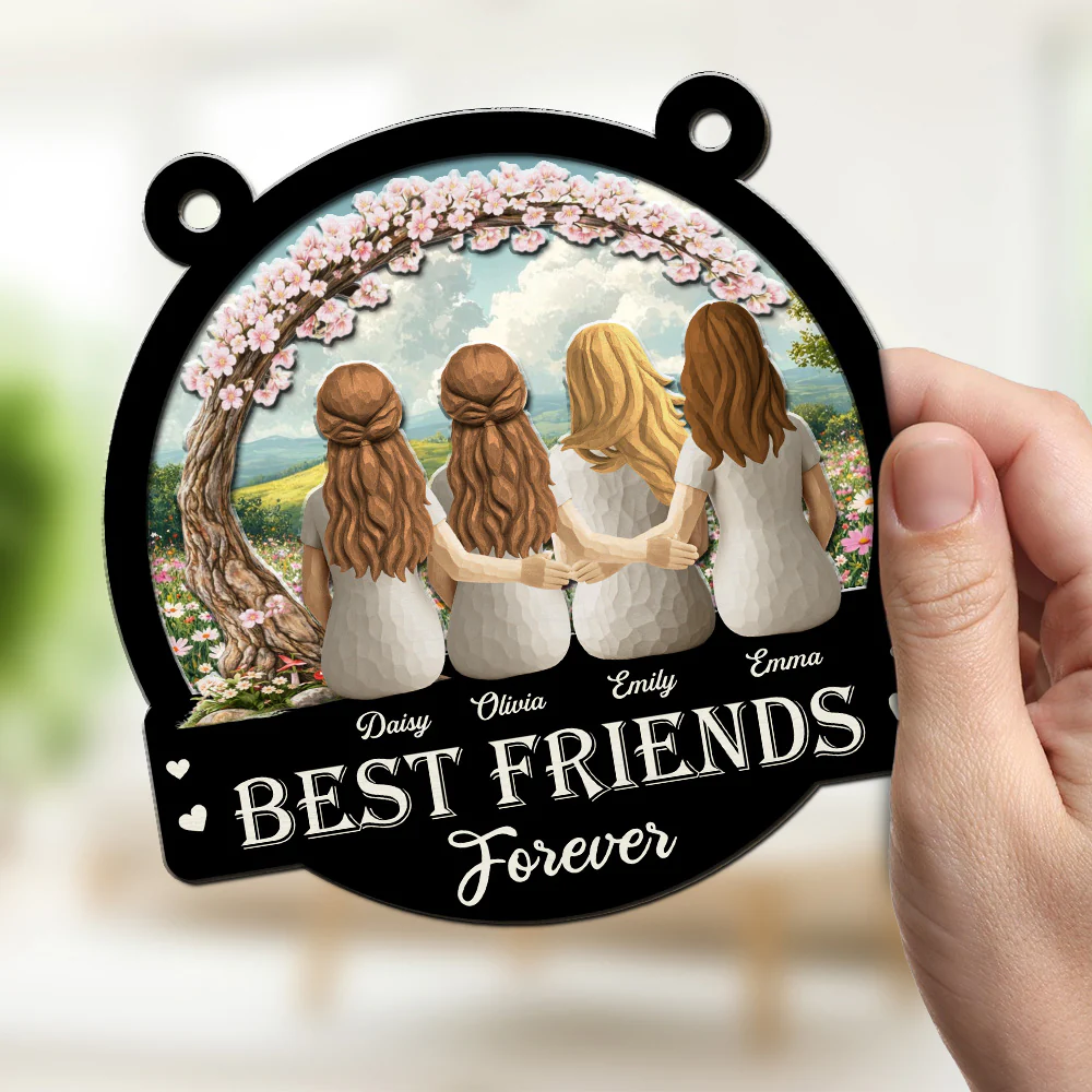 Best Friends - Personalized Custom Suncatcher - Image 3
