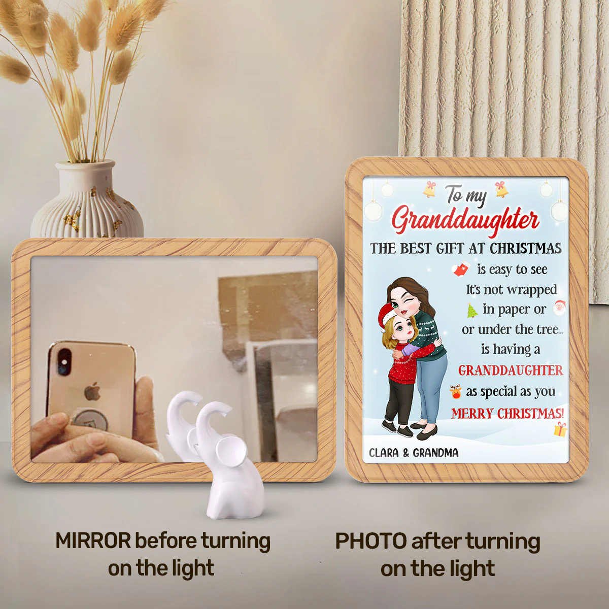 Best Gift At Christmas - Personalized Custom Magic Mirror - Image 2